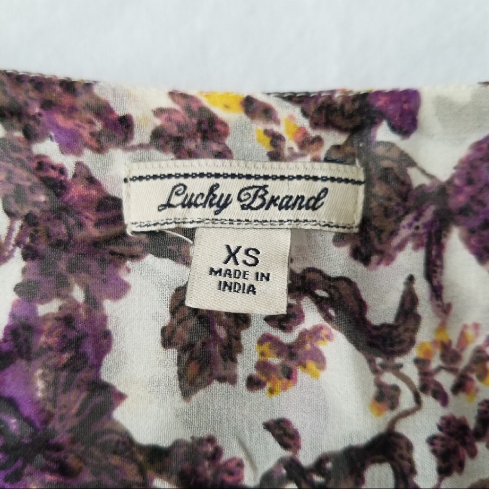 Lucky Brand | Floral | Long-sleeve tunic | XS - Picture 2 of 5